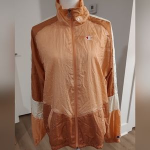 Champion Unisex Zip-up, nylon Windbreaker, Vintage, Retro, size (M) Jacket.